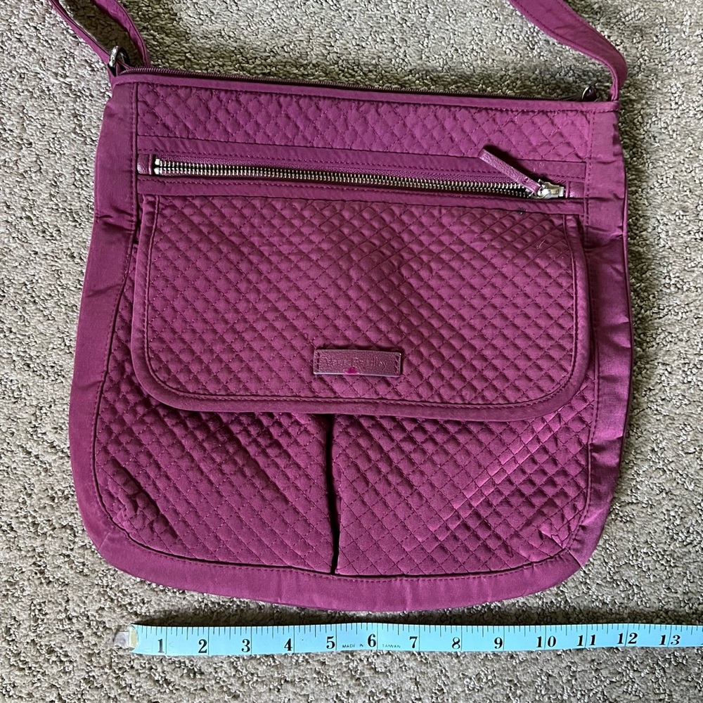Vera Bradley Quilted Purple Crossbody Bag